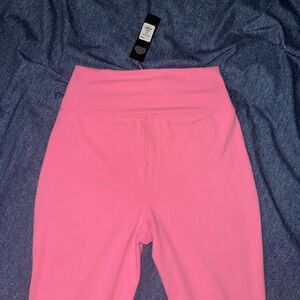 FASHION NOVA Break A Sweat Active Yoga Pant in Hot Pink
